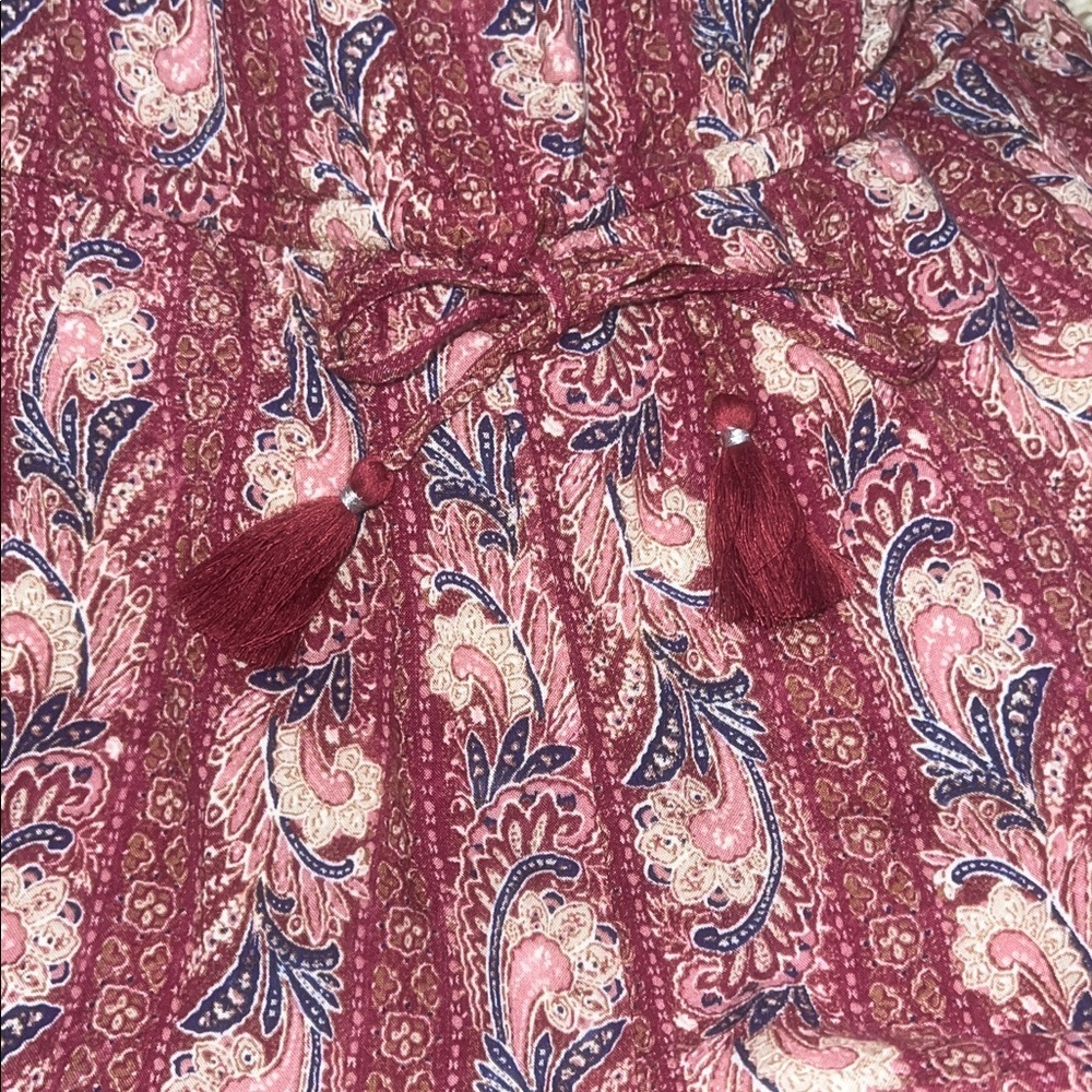 American Eagle BOHO Off-The-Shoulder Romper - Picture 5 of 13